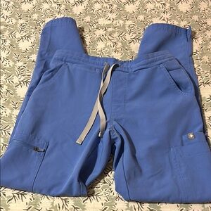 Figs blue scrub pants size xxsmall petite